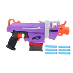 Nerf Fortnite SMG-E Motorized Dart Blaster -- 6-Dart Clip, 6 Official Nerf Elite Darts -- For Youth, Teens, Adults