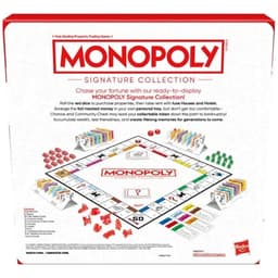 Monopoly Signature Collection Family Board Game for 2 to 6 Players, Premium Packaging and Components, Game for Ages 8+