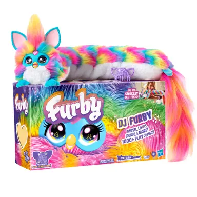 Furby DJ Furby Interactive Toy, Rainbow
