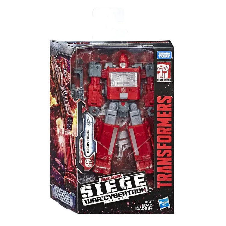 Transformers Toys Generations War for Cybertron Deluxe WFC-S21 Ironhide Action Figure - Siege Chapter - Adults and Kids Ages 8 and Up, 5.5-inch