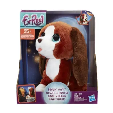 furReal Howlin’ Howie Interactive Plush Pet Toy, 25+ Sound-&-Motion Combinations, Ages 4 & Up