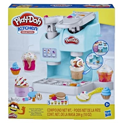 Play-Doh Kitchen Creations Colorful Cafe Play Food Coffee Toy with 5 Colors