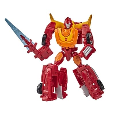 Transformers Toys Generations War for Cybertron: Kingdom Core Class WFC-K43 Autobot Hot Rod Action Figure - 8 and Up, 3.5-inch