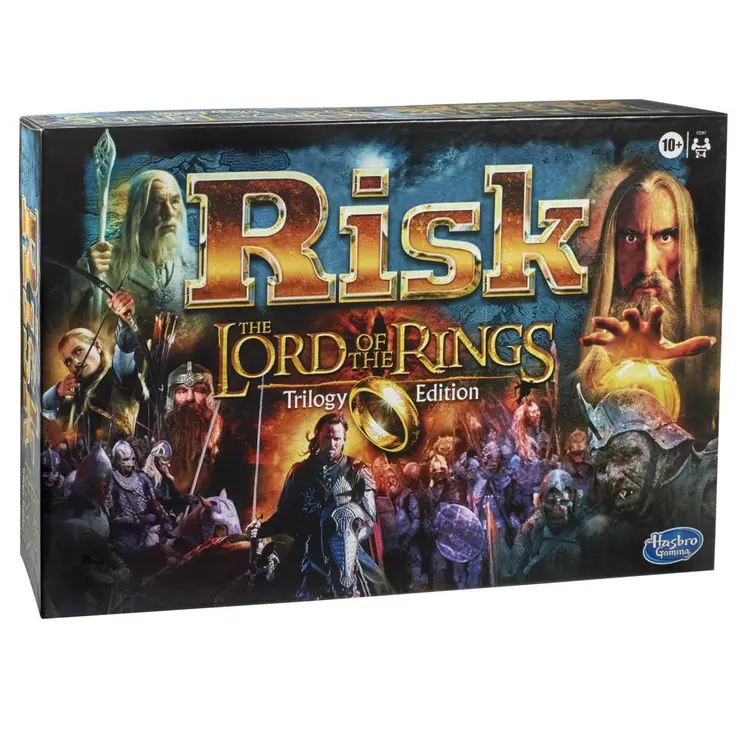 Risk: The Lord of the Rings Trilogy Edition, Strategy Board Game for Ages 10 and Up, for 2-4 Players