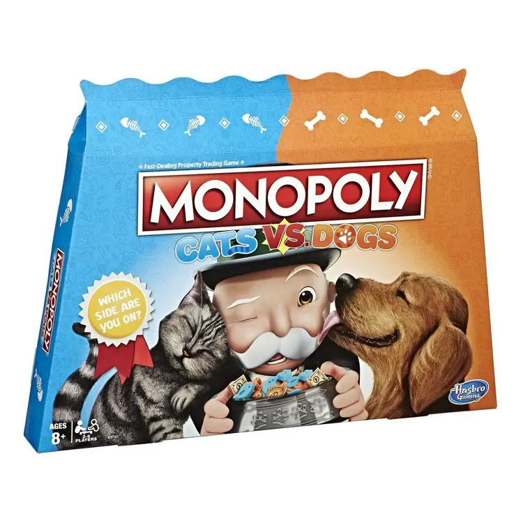 Monopoly Cats Vs. Dogs Board Game