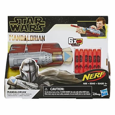 Star Wars NERF The Mandalorian Rocket Gauntlet, NERF Dart-Launching Toy for Kids Roleplay, Toys for Kids Ages 5 and Up
