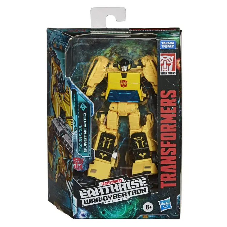 Transformers Toys Generations War for Cybertron: Earthrise Deluxe WFC-E36 Sunstreaker Action Figure, 8 and Up, 5.5-inch