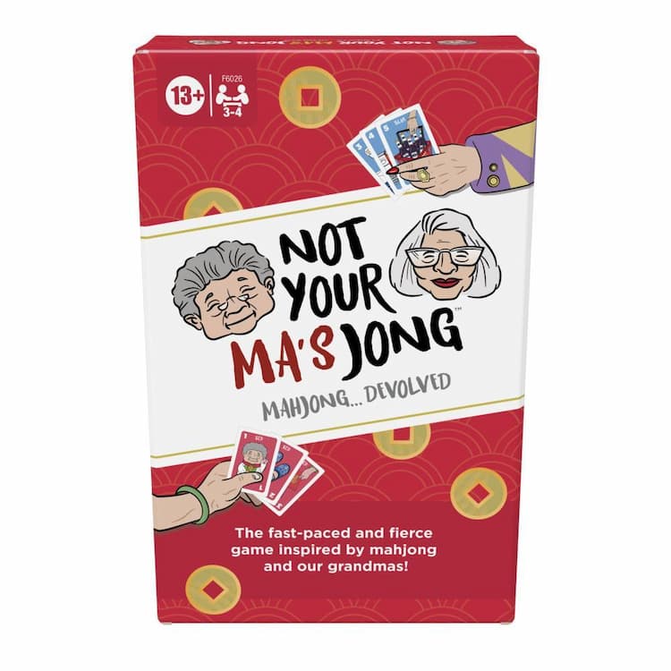 Not Your Ma's Jong, A Fast-Paced Card Game Inspired by Mahjong and 2 Grandmas, Family Game, Party Game for Ages 13+
