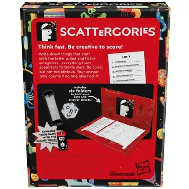 Classic Scattergories Game, Party Game for Adults and Teens Ages 13 and up, Board Game for 2+ Players