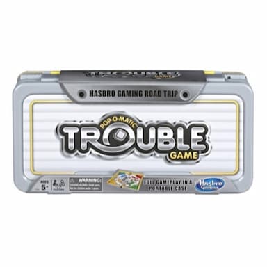 Hasbro Gaming Road Trip Series Trouble Game Portable Game to Take on the Go