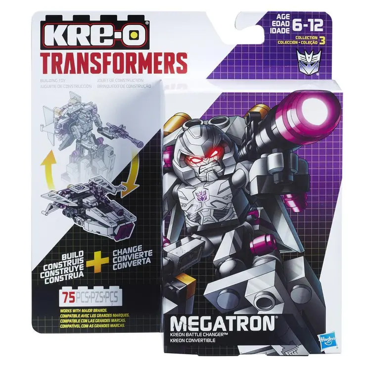 Transformers Toys KRE-O Kreon Battle Changers Megatron Buildable Figure with 2 Modes - Adults and Kids, Ages 6 and Up