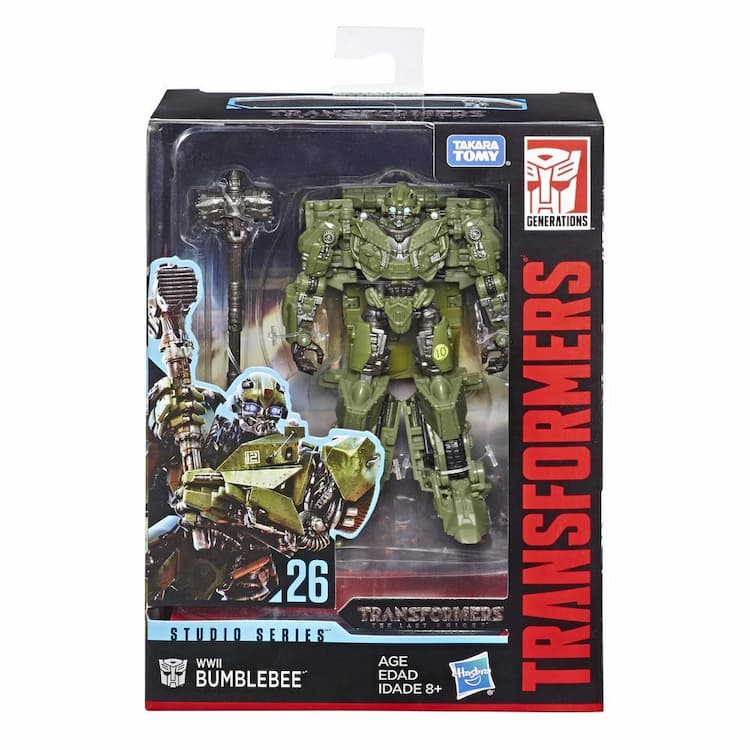 Transformers Studio Series 26 Deluxe Class Transformers: The Last Knight WII Bumblebee Action Figure