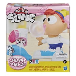 Play-Doh Slime Chewin' Charlie Slime Bubble Maker Toy with 2 Cans Play-Doh Slime Compound