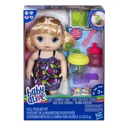 Baby Alive Sweet Spoonfuls Baby Doll Girl - Blonde Straight Hair