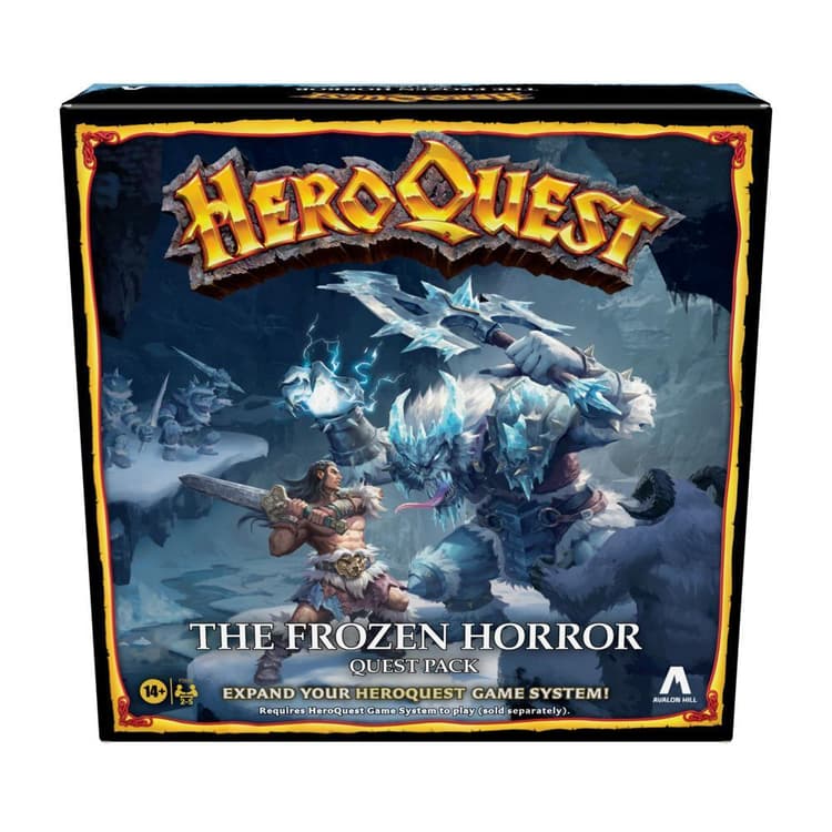 Avalon Hill HeroQuest The Frozen Horror Quest Pack, for Ages 14 and Up, Requires HeroQuest Game System to Play