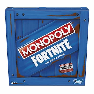 Monopoly: Fortnite Collector's Edition Board Game Inspired by Fortnite Video Game, Board Game for Teens and Adults
