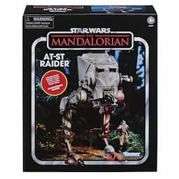 Star Wars The Vintage Collection The Mandalorian AT-ST Raider Toy Vehicle with Figure, Toys for Kids Ages 4 and Up