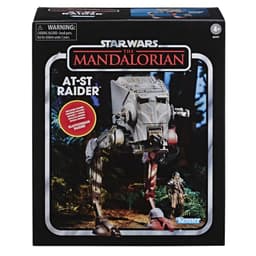 Star Wars The Vintage Collection The Mandalorian AT-ST Raider Toy Vehicle with Figure, Toys for Kids Ages 4 and Up