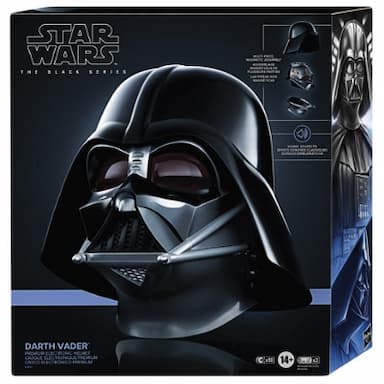 Star Wars The Black Series Darth Vader Premium Electronic Helmet Star War: Obi-Wan Kenobi Collectible Toy Ages 14 and Up