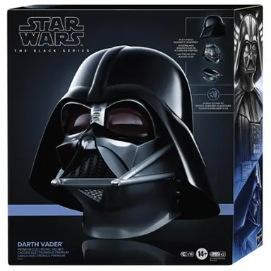 Star Wars The Black Series Darth Vader Premium Electronic Helmet Star War: Obi-Wan Kenobi Collectible Toy Ages 14 and Up