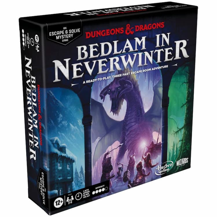 Dungeons & Dragons: Bedlam in Neverwinter, An Escape & Solve Mystery Game for Ages 12+