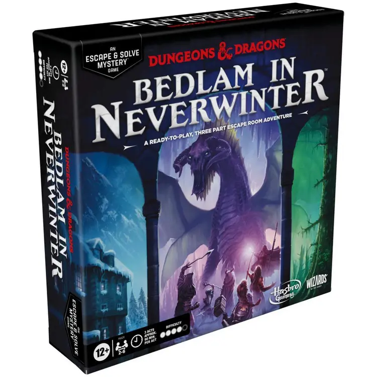 Dungeons & Dragons: Bedlam in Neverwinter, An Escape & Solve Mystery Game for Ages 12+