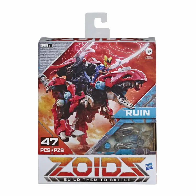 Zoids Mega Battlers Ruin - Deinonychus Raptor -Type Buildable Beast Figure, Motorized Motion - Kids Toys Ages 8 and Up, 45 Pieces