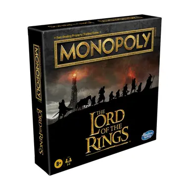 Monopoly: The Lord of the Rings Edition Board Game for Kids Ages 8 and Up