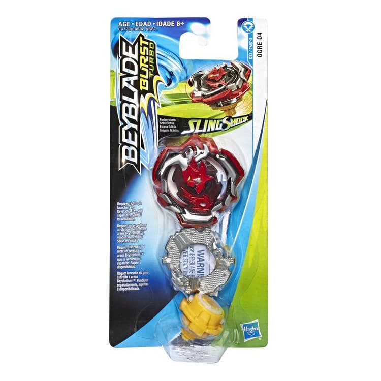 Beyblade Burst Turbo Slingshock Ogre O4 Single Battling Top