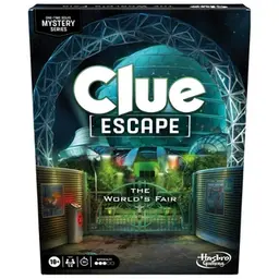 Clue Escape: The World’s Fair Board Game, 1-Time Solve Escape Room Mystery Games, Ages 10+