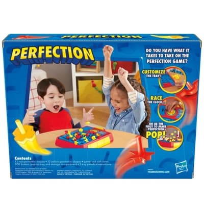 Perfection Board Game, Kids and Preschool Games for Ages 5+, Memory Game for Kids