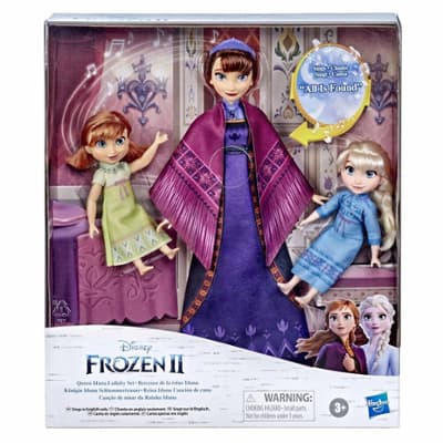 Disney's Frozen 2 Queen Iduna Lullaby Set with Elsa and Anna Dolls, Singing Queen Iduna, Toy Inspired by Disney's Frozen 2 