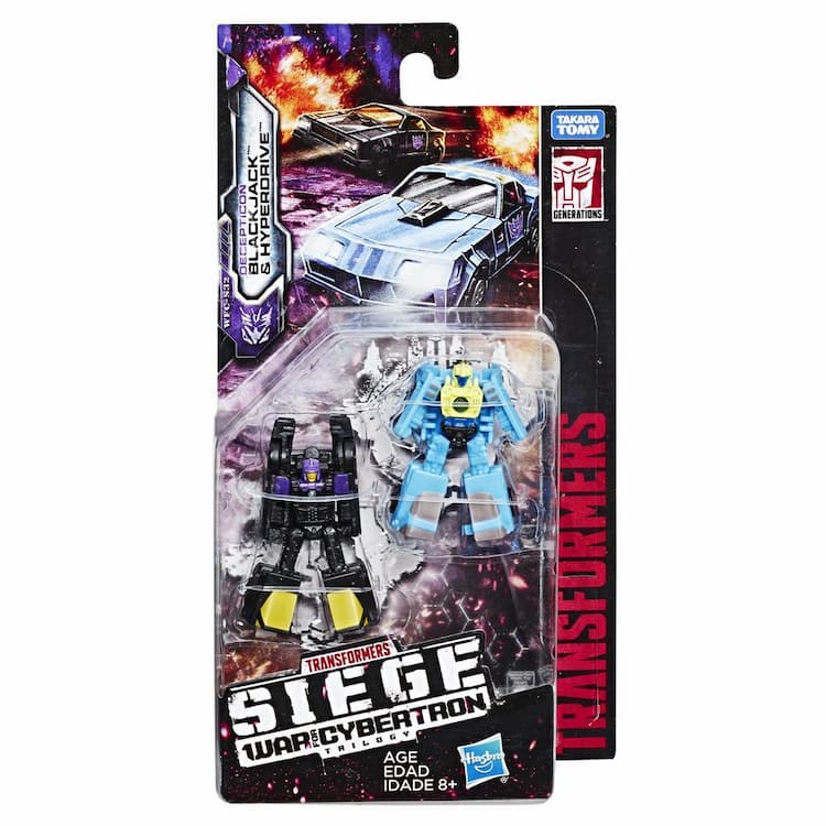 Transformers Toys Generations War for Cybertron: Siege Micromaster WFC-S32 Decepticon Sports Car Patrol 2-pack - Adults and Kids Ages 8 and Up, 1.5-inch