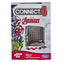 Grab and Go Connect 4 Game: Marvel Avengers Edition