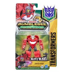 Transformers Bumblebee Cyberverse Adventures Dinobots Unite Action Attackers Warrior Class Dead End Figure, 5.4-inch