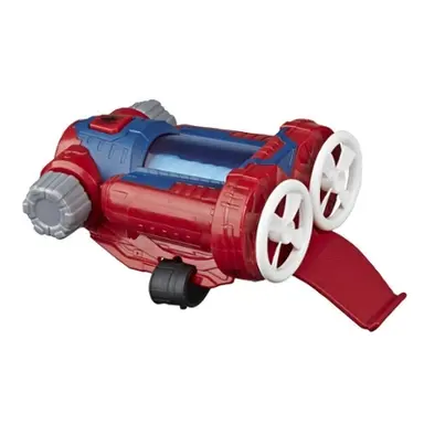Marvel Spider-Man Web Shots Gear Twist Strike Blaster Toy, For Kids Ages 5 And Up