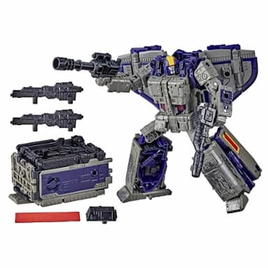 Transformers Toys Generations War for Cybertron: Earthrise Leader WFC-E12 Astrotrain Triple Changer, 7-inch