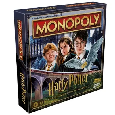 Monopoly Harry Potter Edition Board Game, Family Games for 2 to 6 Players, Ages 8+