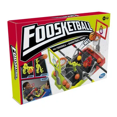 Foosketball Game, The Foosball Plus Basketball Tabletop Game for Kids