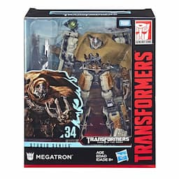 Transformers Toys Studio Series 34 Leader Class Dark of the Moon Movie Megatron with Igor Action Figure - Kids Ages 8 and Up, 8.5-inch