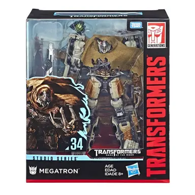 Transformers Toys Studio Series 34 Leader Class Dark of the Moon Movie Megatron with Igor Action Figure - Kids Ages 8 and Up, 8.5-inch