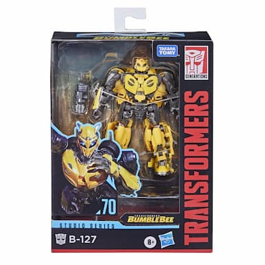 Transformers Toys Studio Series 70 Deluxe Transformers: Bumblebee B-127 Action Figure, 8 and Up, 4.5-inch