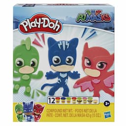 Play-Doh PJ Masks Hero Set Arts and Crafts Activity Toy for Kids 3 Years and Up with 12 Cans