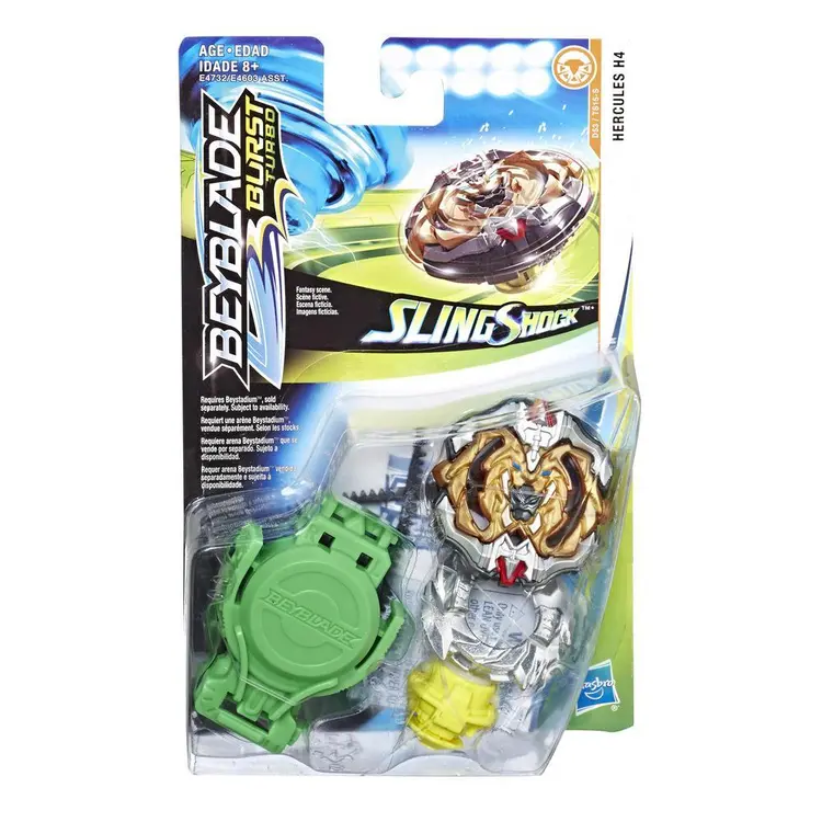 Beyblade Burst Turbo Slingshock Hercules H4 Starter Pack