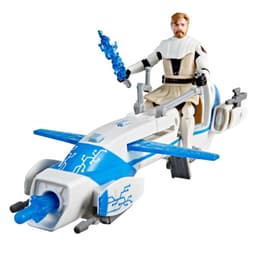 Star Wars Epic World of Action Obi-Wan Kenobi & BARC Speeder Bike, 4-Inch Action Figure & Vehicle, Toys for Boys & Girls Ages 4+