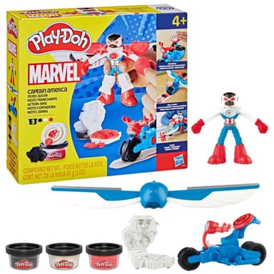 Play-Doh Marvel Captain America Moto-Slicer Playset