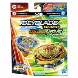 Beyblade Burst QuadDrive Destruction Belfyre B7 and Decay Perseus P7 Spinning Top Dual Pack -- Battling Game Top Toy
