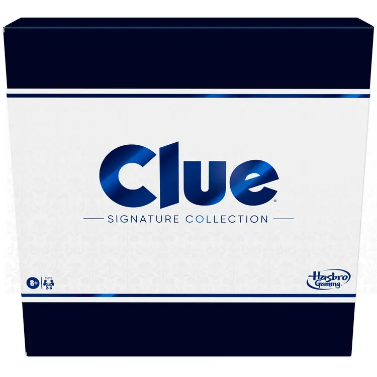 Clue Signature Collection Family Board Game for 2 to 6 Players, Premium Packaging and Components, Game for Ages 8+