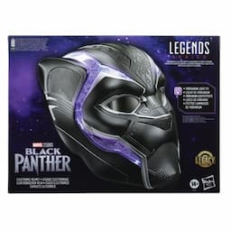 Marvel Legends Series Black Panther Premium Electronic Role Play Helmet with Light FX and Flip-Up/Flip-Down Lenses