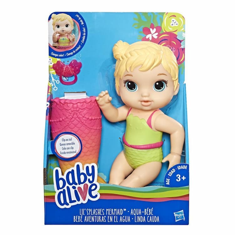 Baby Alive Lil Splashes Mermaid (Blonde Hair)